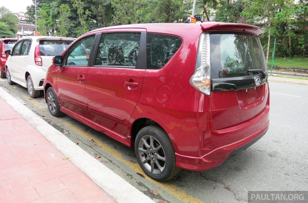 Malaysia - Perodua Alza facelift spied ahead of its launch