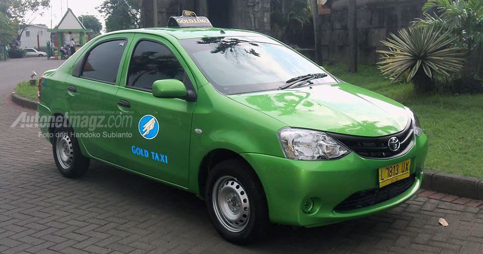 India made Toyota Etios used as a taxi  in Indonesia