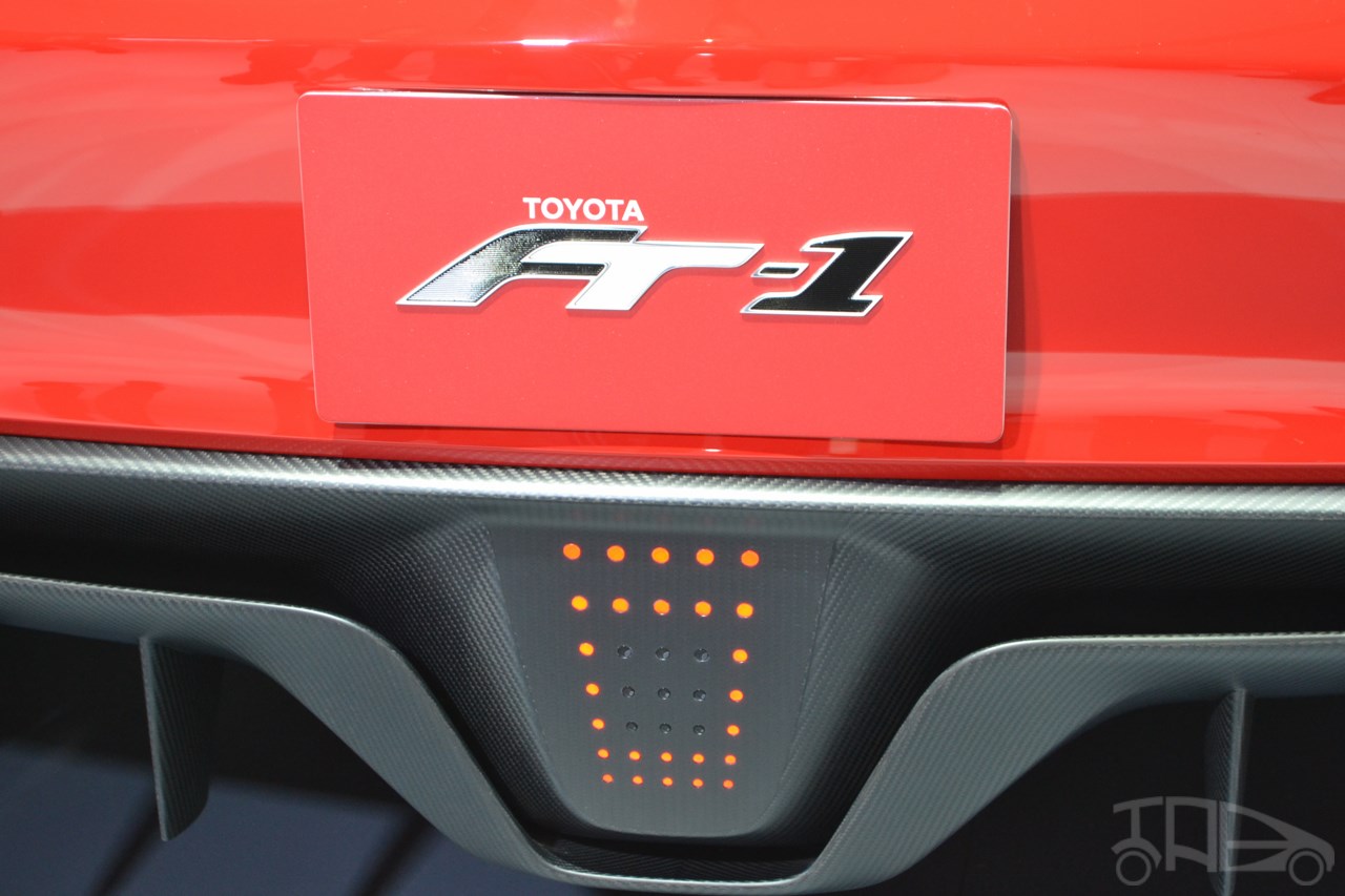 Toyota FT-1 logo at NAIAS 2014