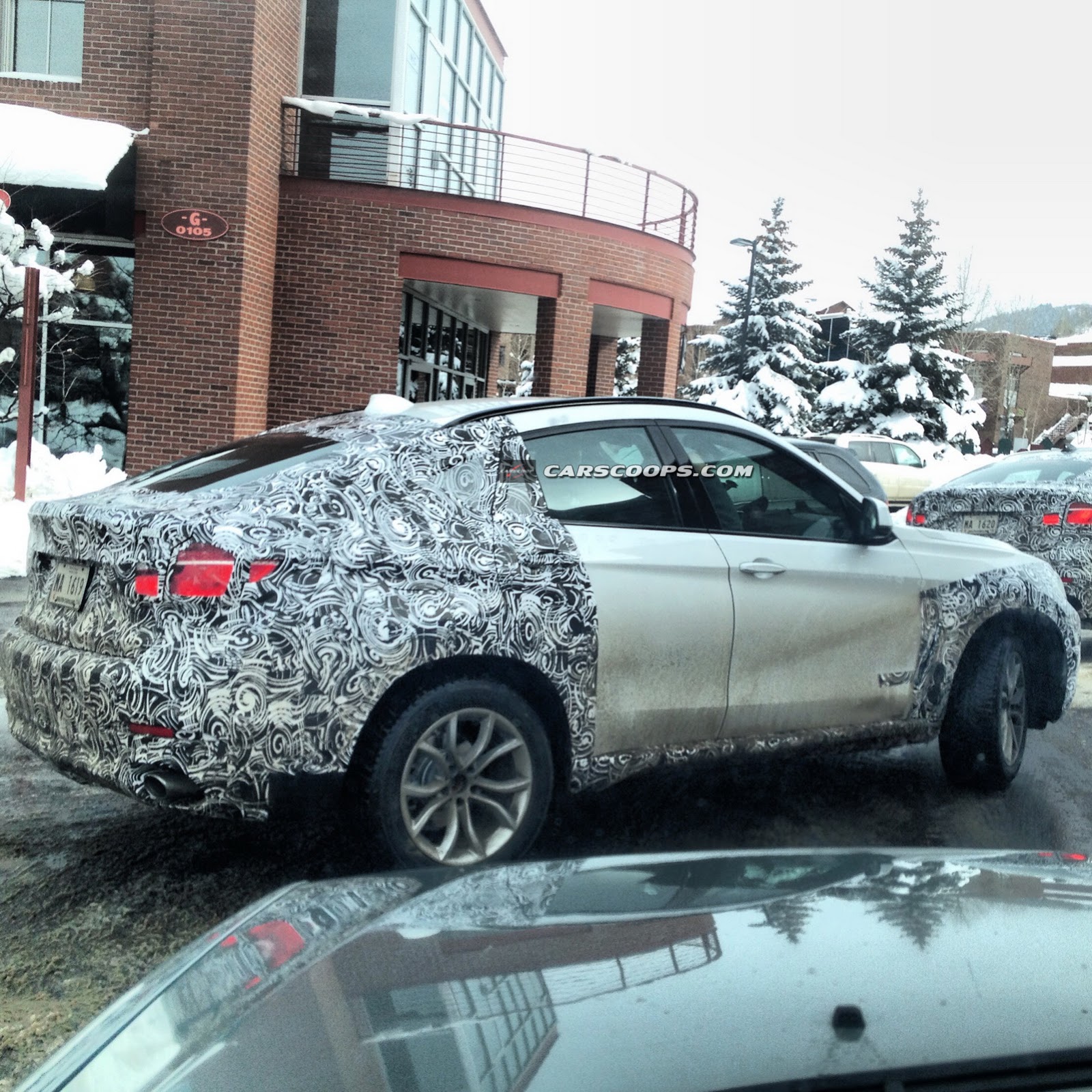 2016 BMW X6 spied USA rear three quarters