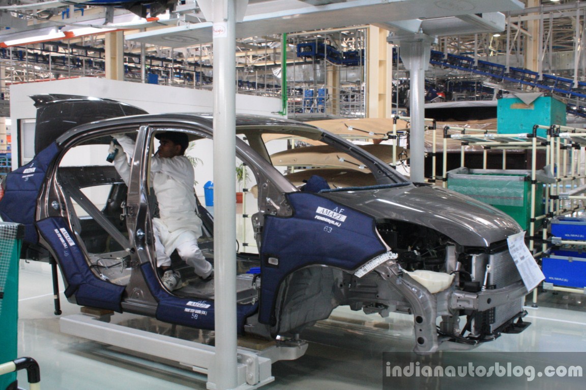 Honda Cars India Tapukara Plant roof panel bolting live