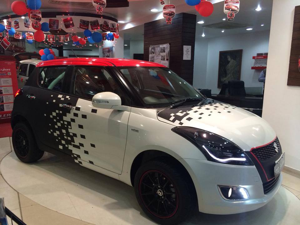 Maruti Swift Volt Custom Kit Costs Inr 2 15 Lakhs