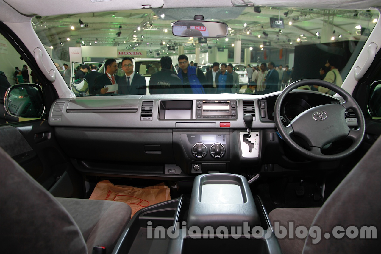 Toyota Hiace Auto Expo 2014 interior