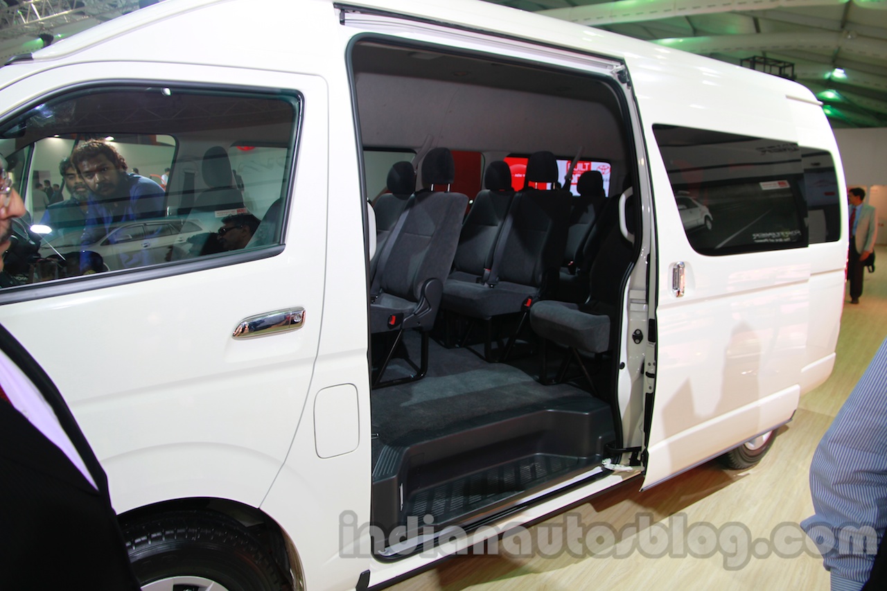 Toyota Hiace Auto Expo 2014 sliding door