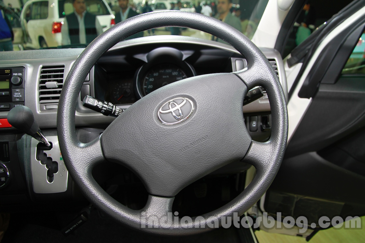 Toyota Hiace Auto Expo 2014 steering wheel