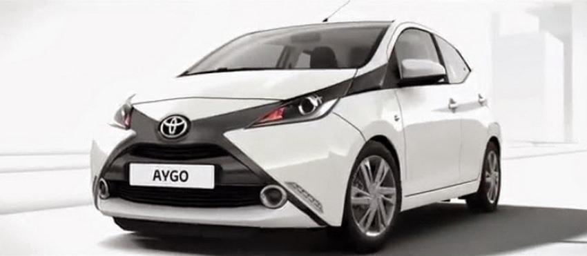 2014 Toyota Aygo front white leaked official image