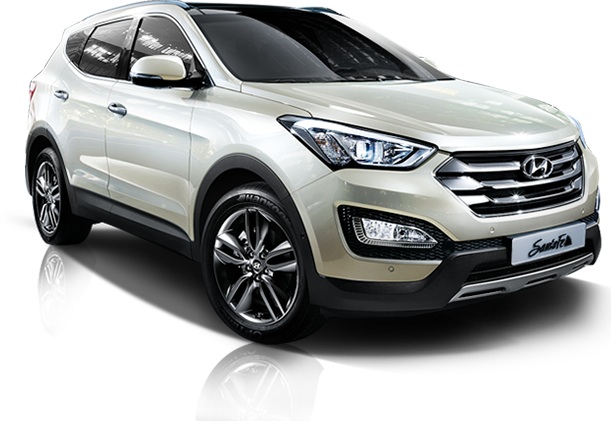 2014 hyundai santa fe Glacier color