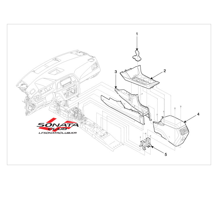 2015 Hyundai Sonata service order components