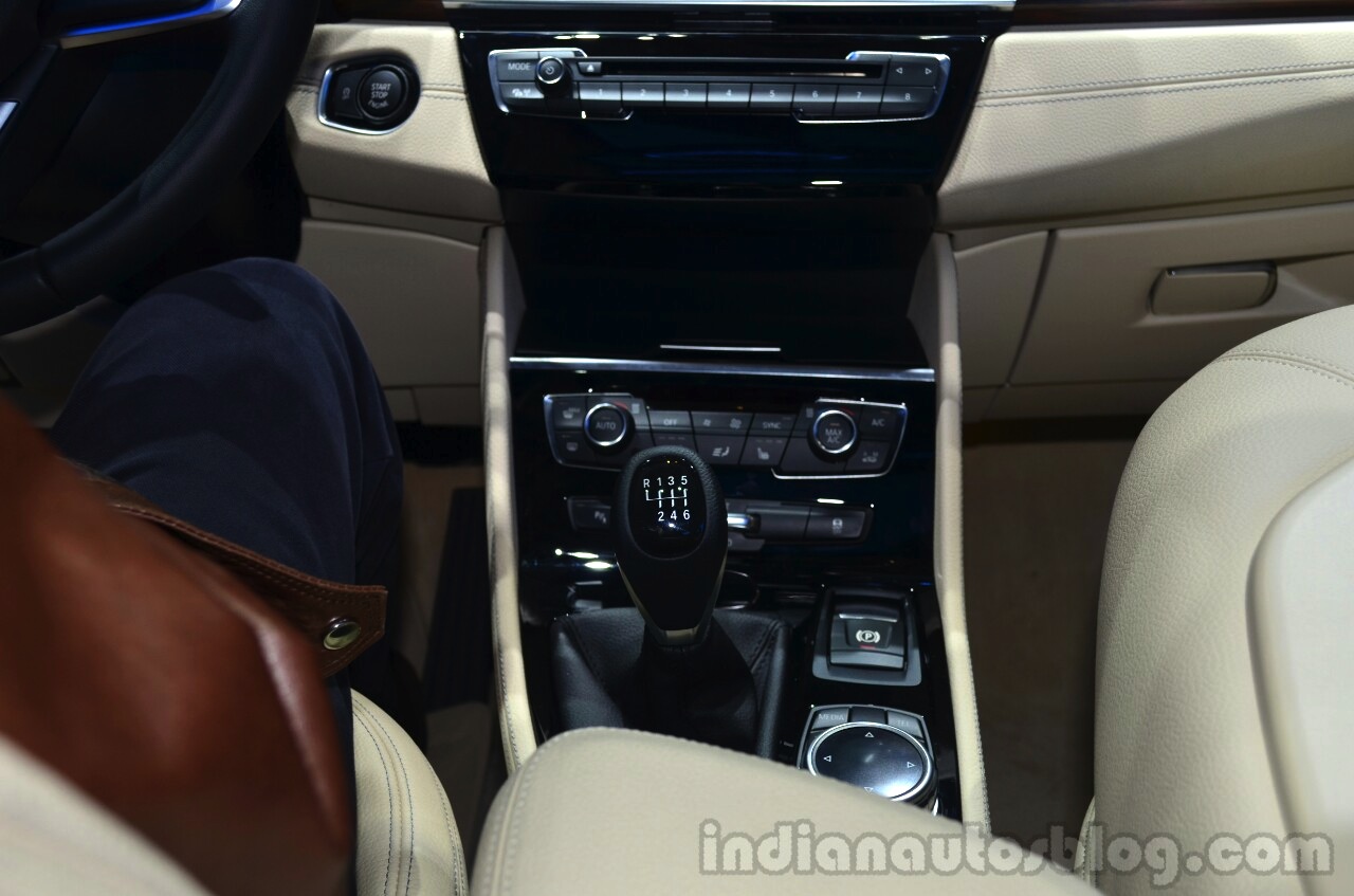 BMW 2 Series Active Tourer center console at Geneva Motor Show