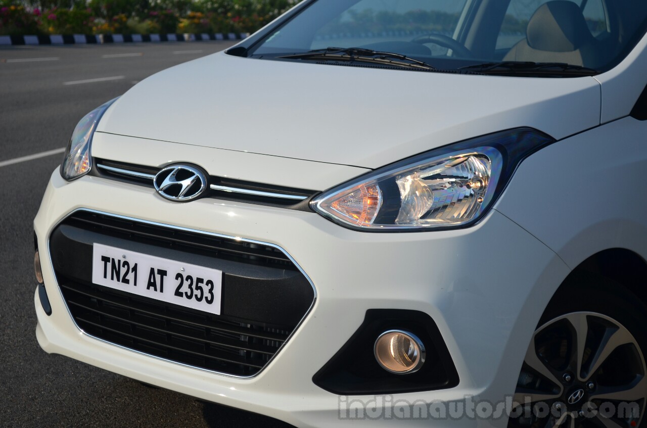 Hyundai Xcent Review Front Fascia