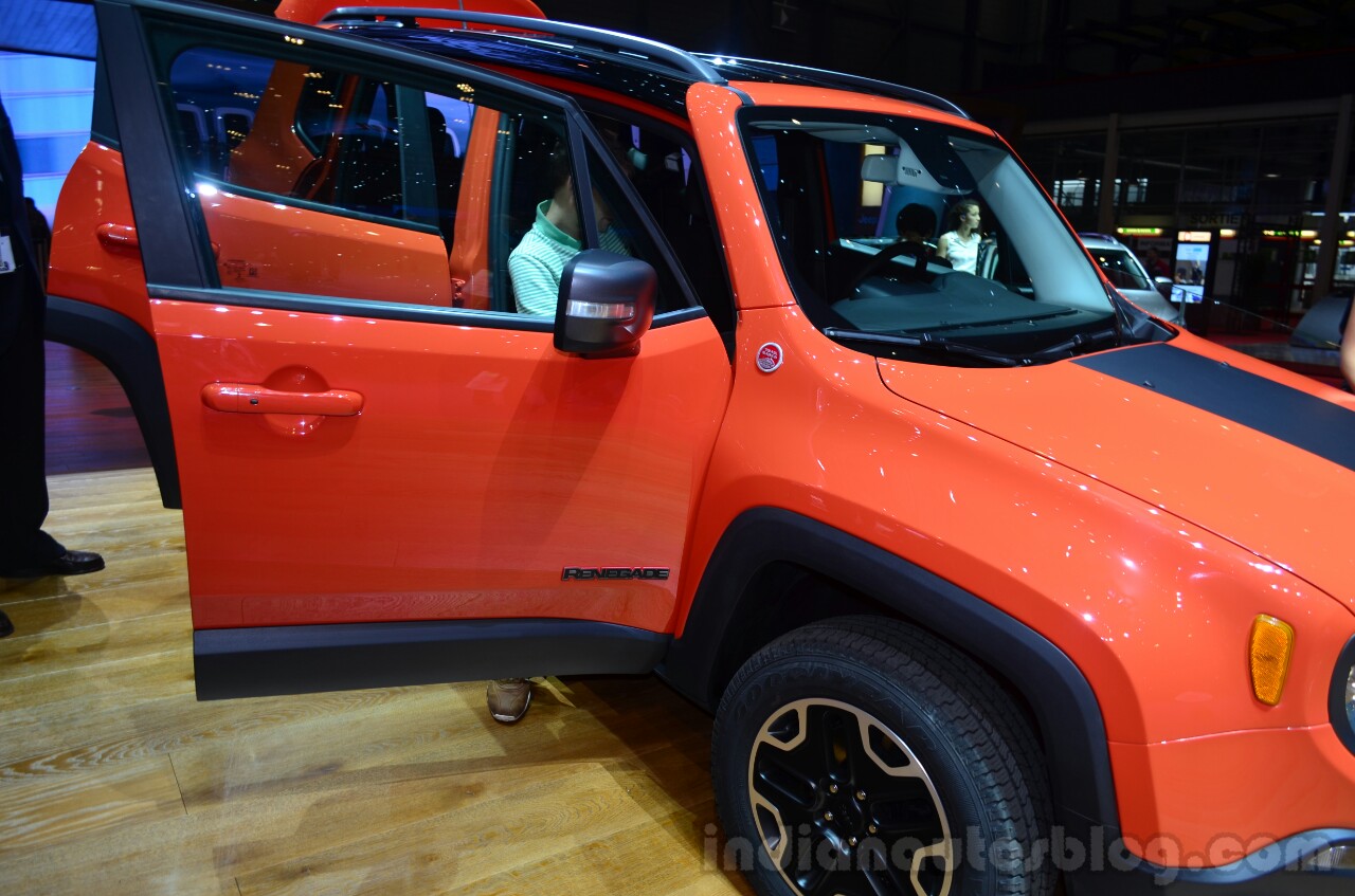 Jeep Renegade Front Door Open At Geneva Motor Show