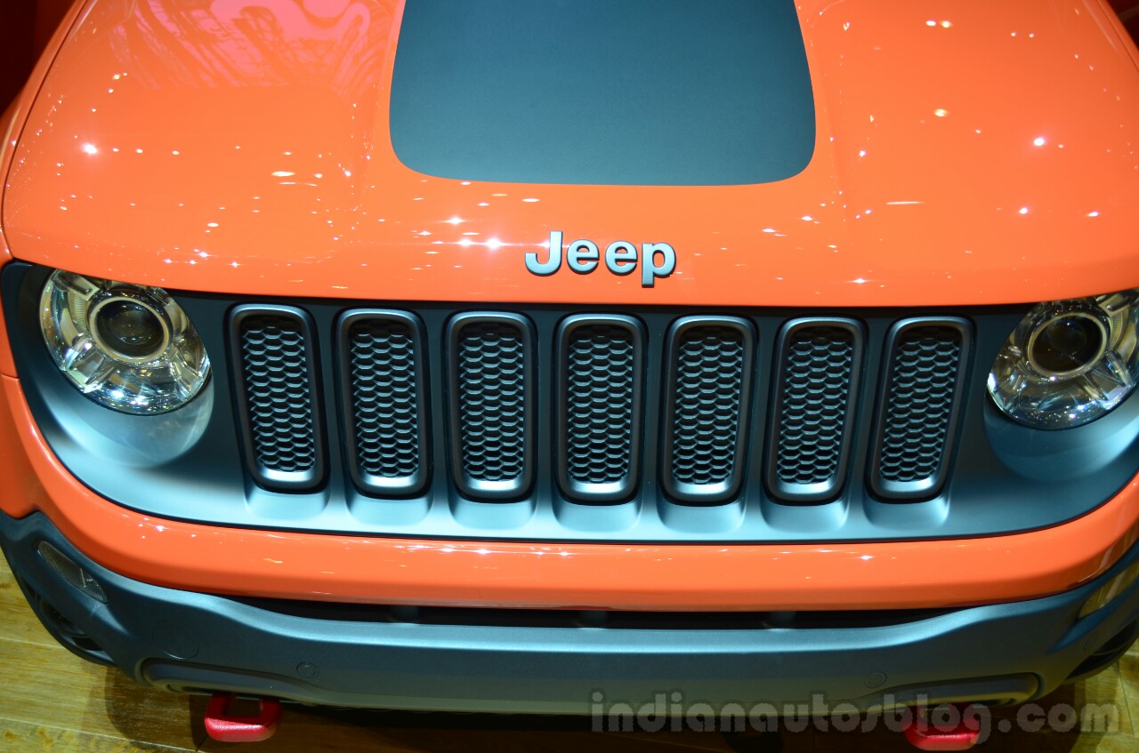 Jeep Renegade grille at Geneva Motor Show