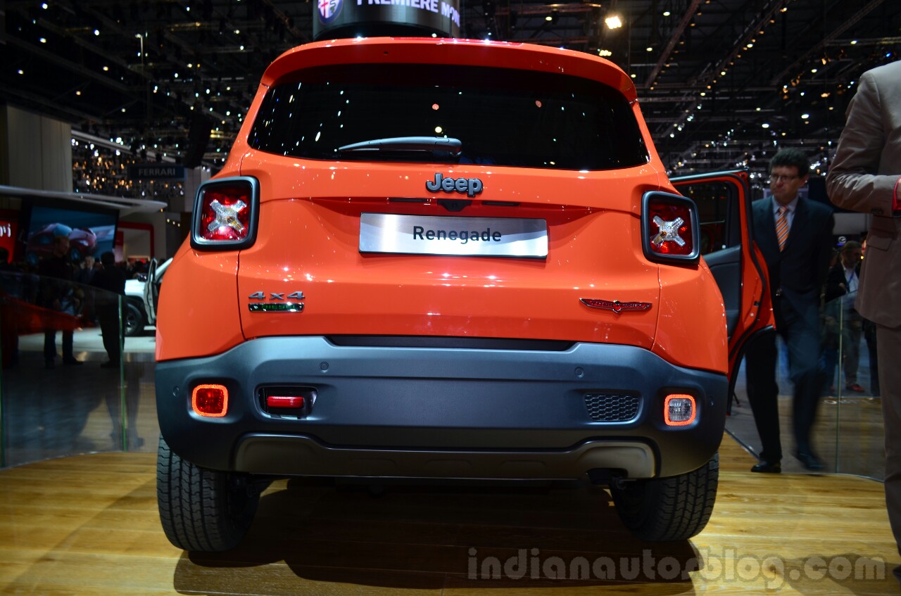 Jeep Renegade rear at Geneva Motor Show Jeep Renegade rear at Geneva Motor Show