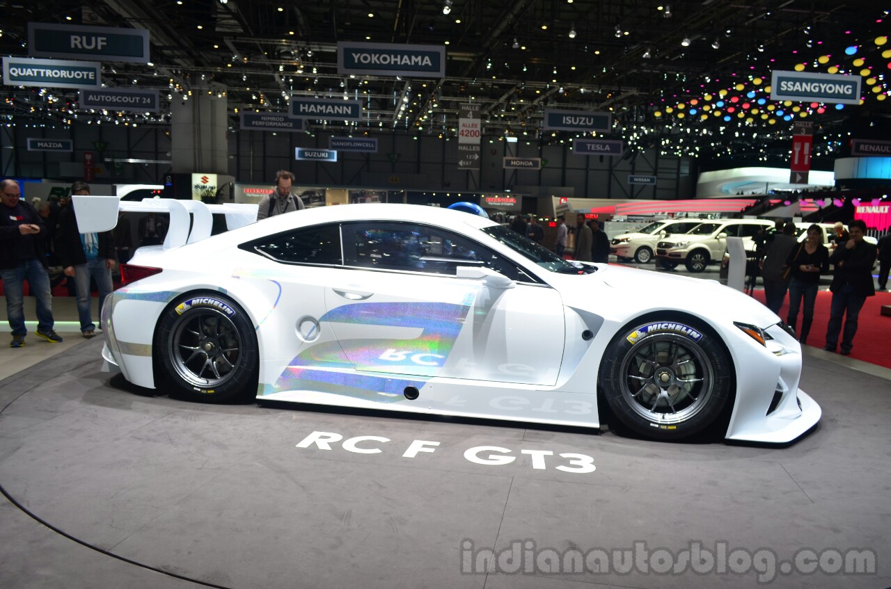 Lexus RC F GT3 concept side Lexus RC F GT3 concept side