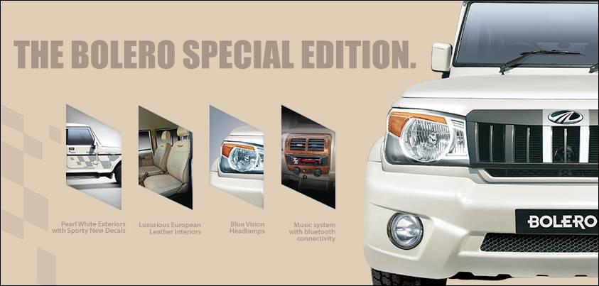 Mahindra Bolero Special Edition with ABS launched