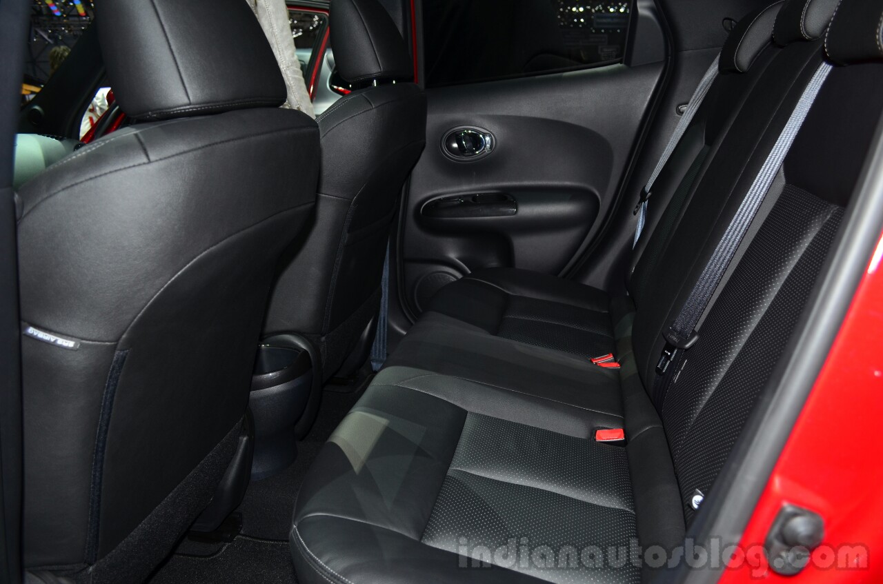 New Nissan Juke rear seats Geneva Live