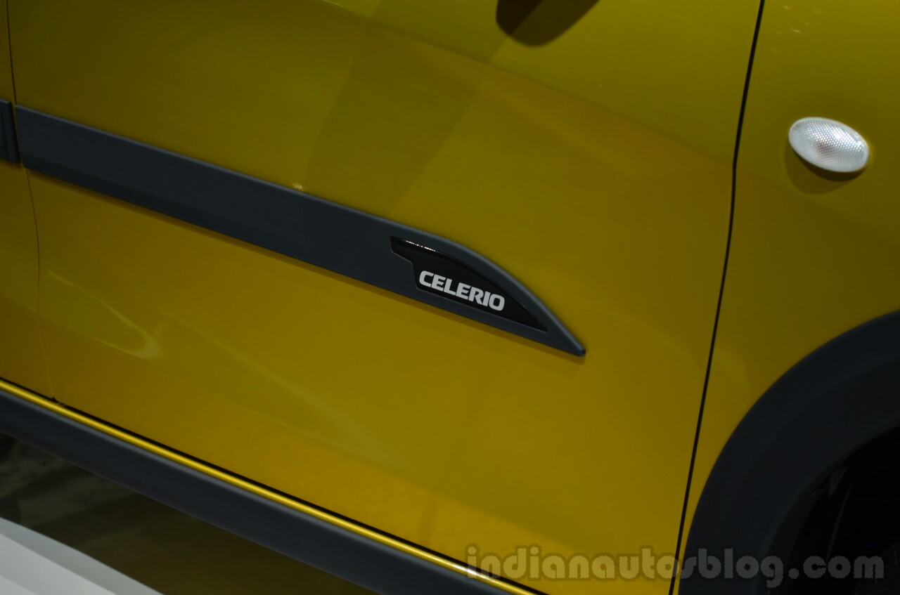 Suzuki Celerio AMT door cladding at Geneva Motor Show