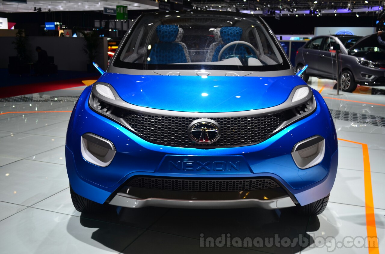 Tata Nexon Concept front at Geneva