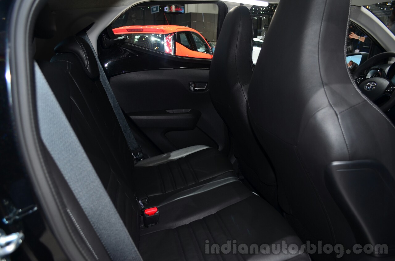 Toyota Aygo rear seat Geneva Live