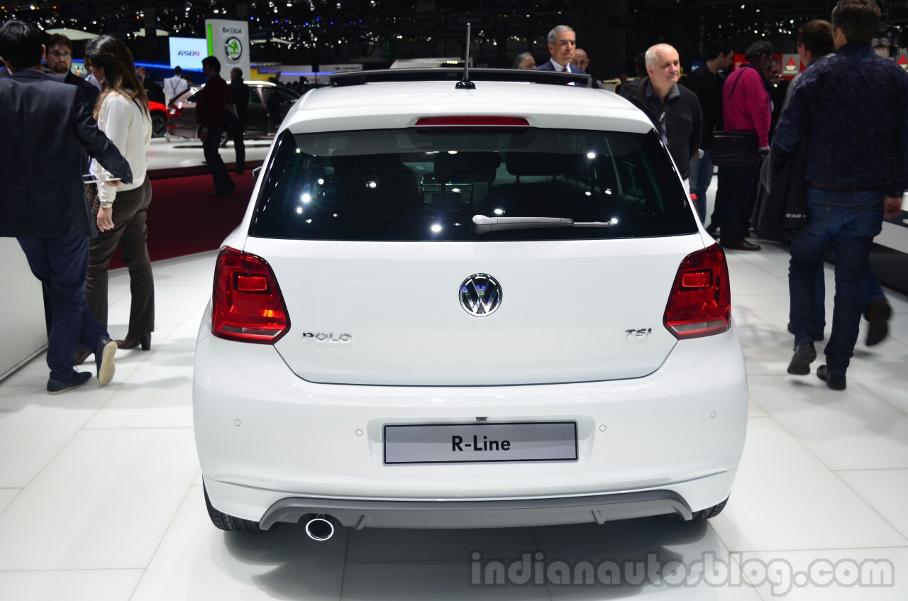 VW Polo R-Line rear - Geneva Live