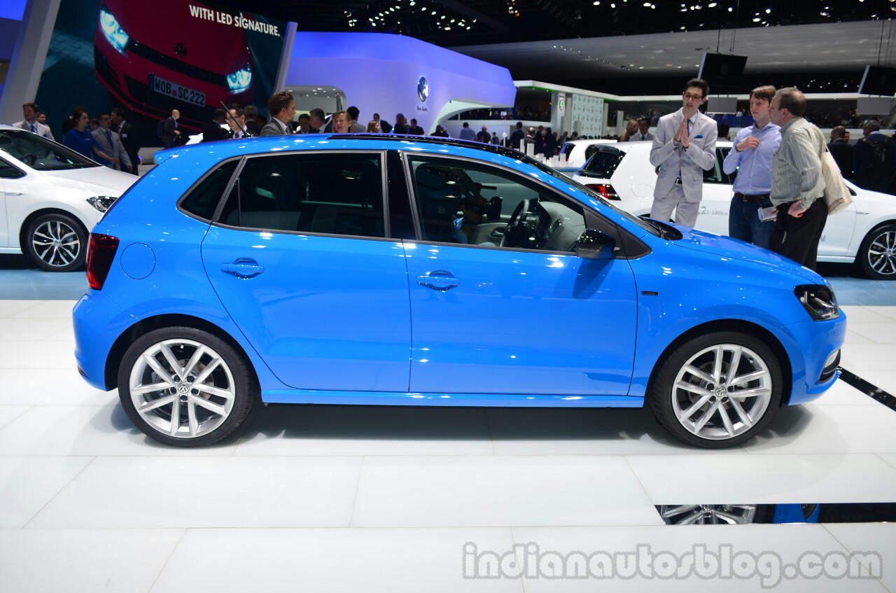 VW Polo TSI BlueMotion side - Geneva Live