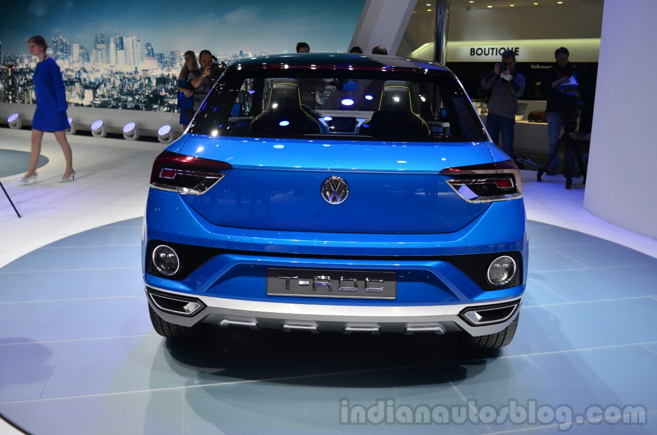 VW T-ROC Concept rear at Geneva Motor Show