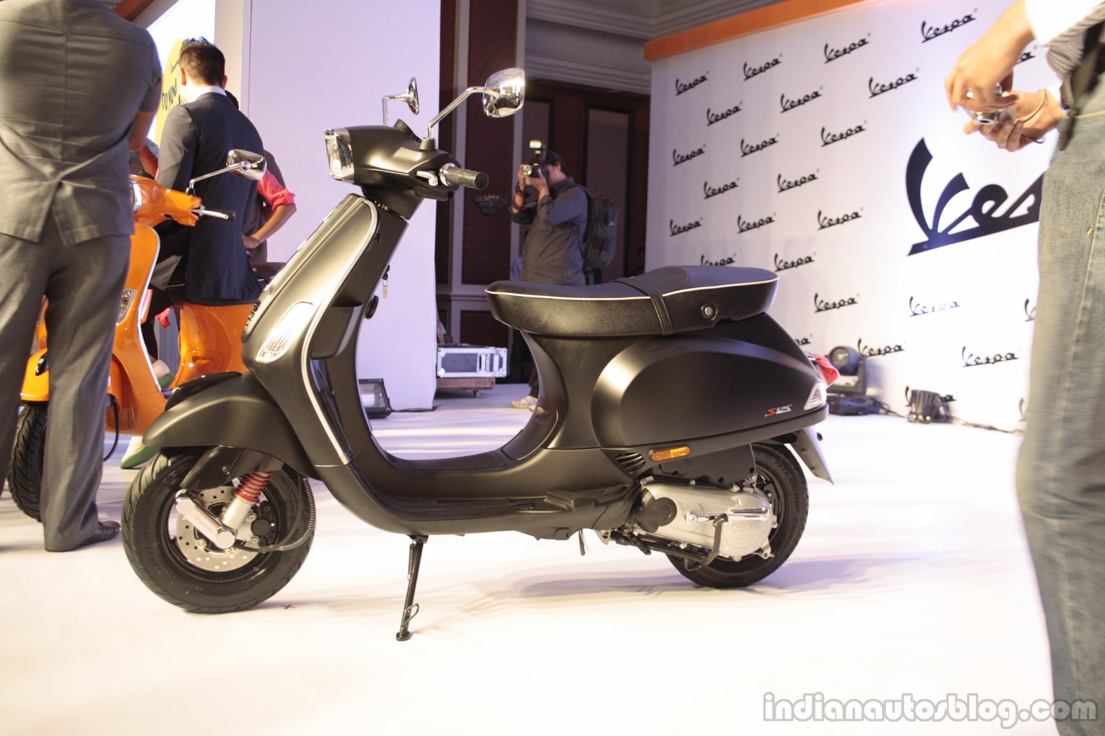 Vespa S Matte Black side