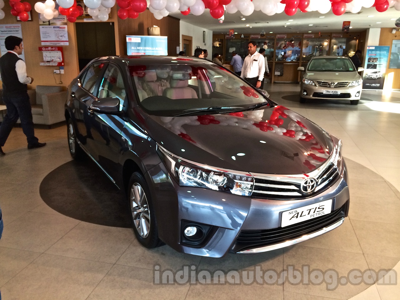 2014 Toyota Corolla spied Indian dealership