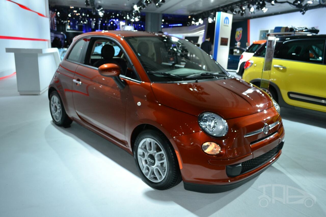 The New Fiat 500 Is on Display at the New York Auto Show for Some