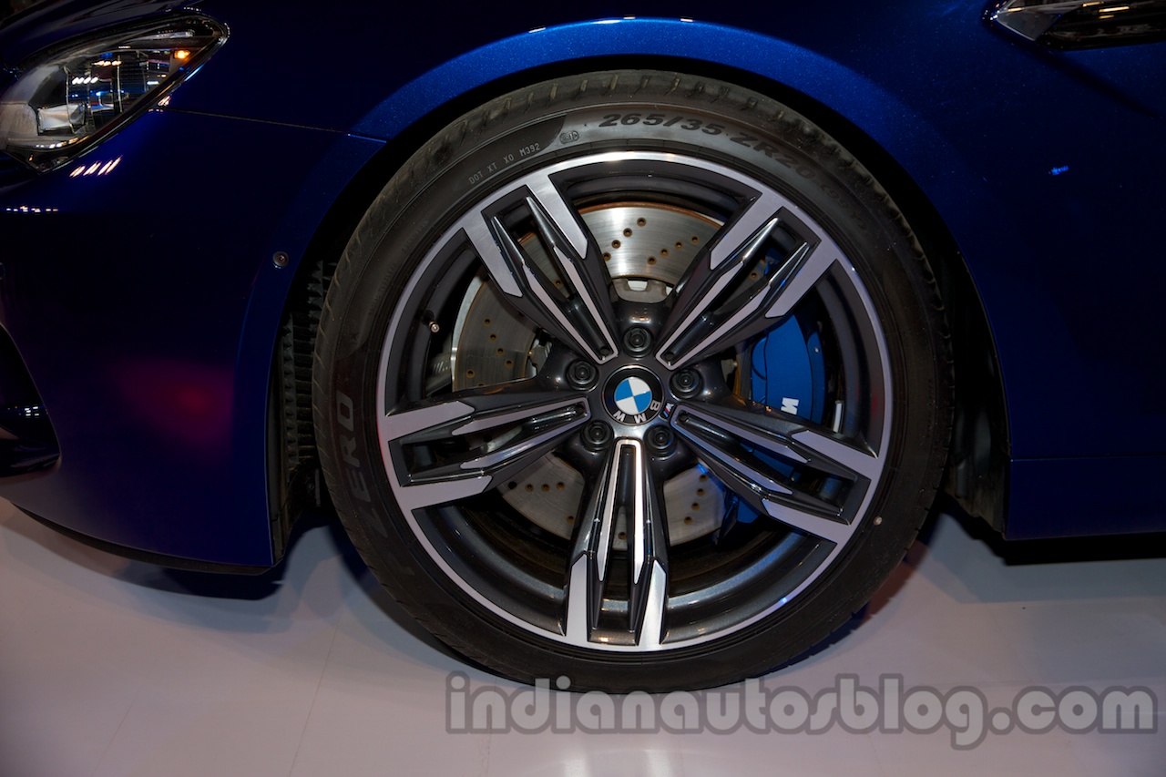 BMW M6 Gran Coupe alloy wheel from Indian launch