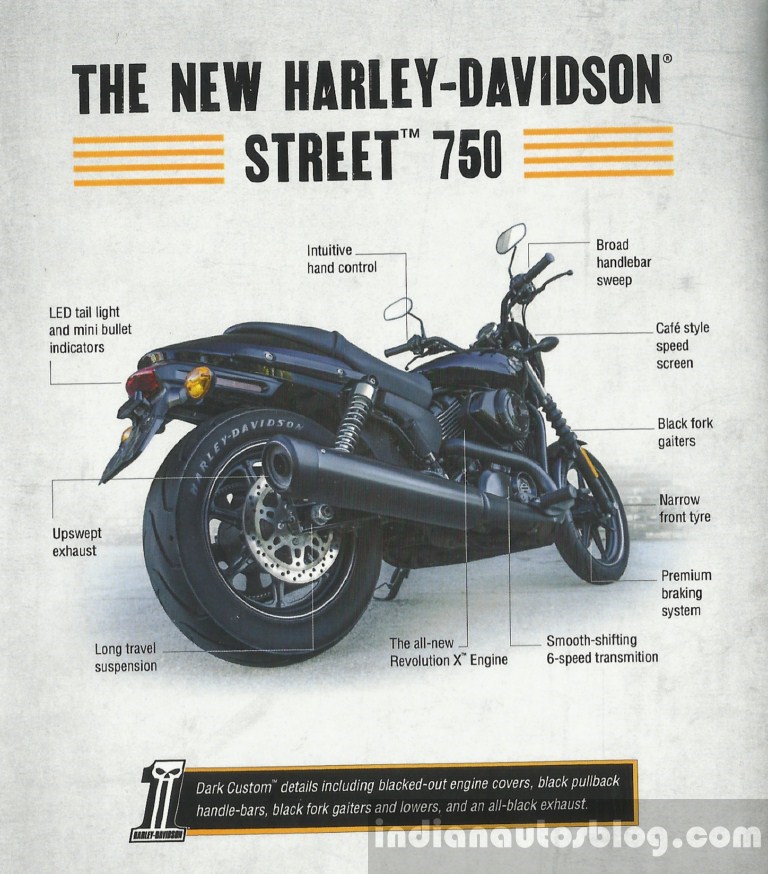  Accessories  for Harley  Davidson  Street 750 announced