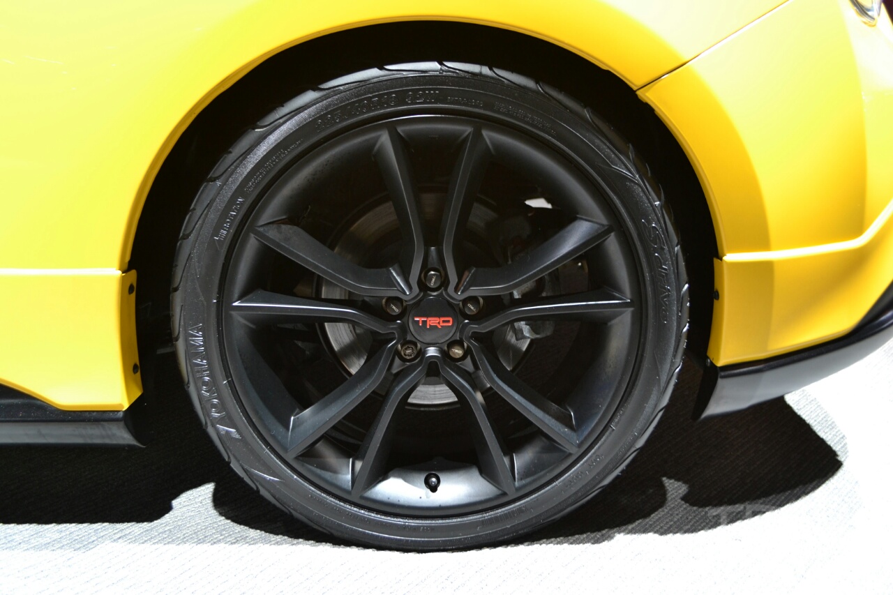 Scion FR-S Release Series 1.0 alloy wheel at 2014 New York Auto Show