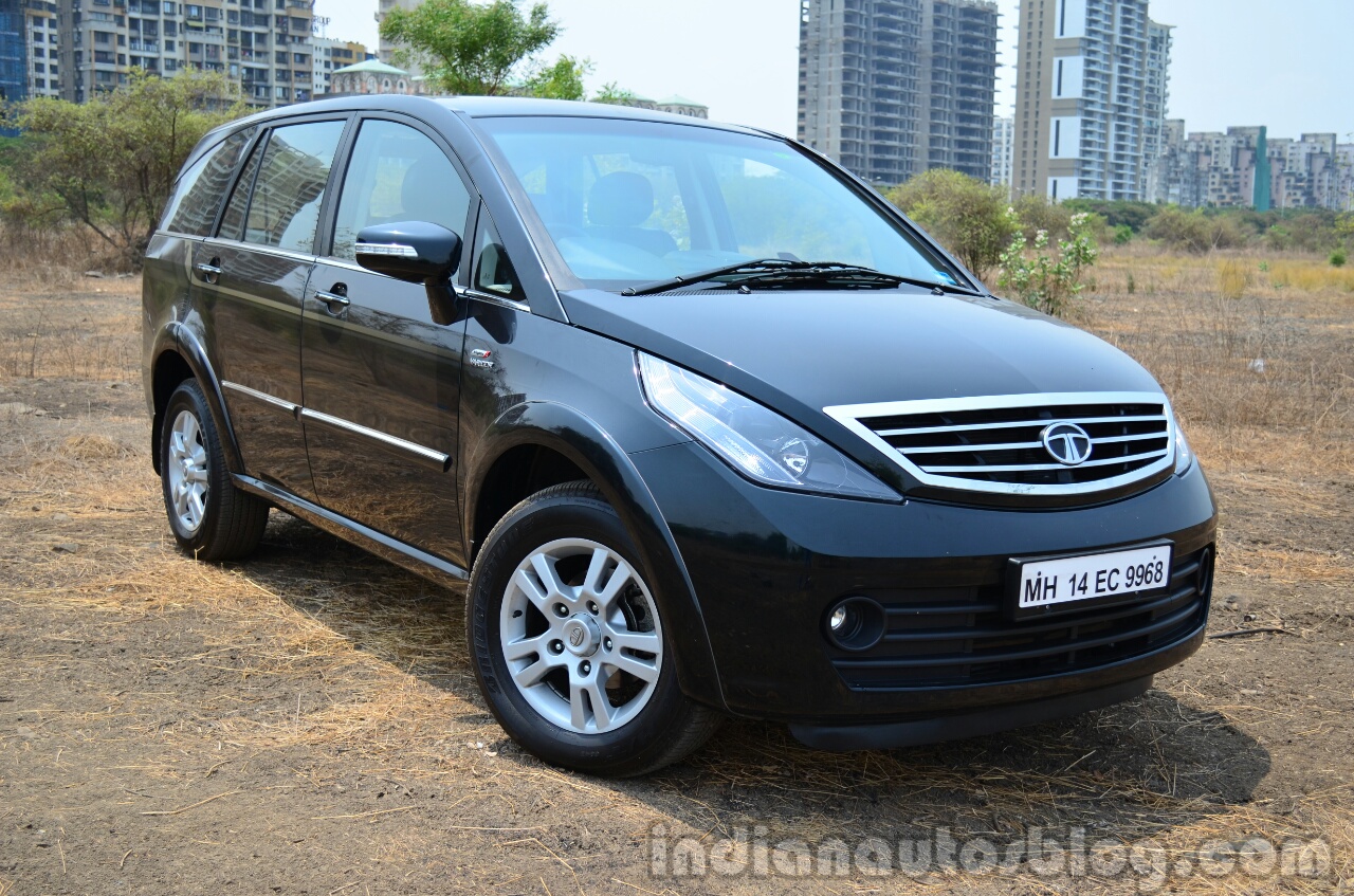 2014 Tata Aria Review front three quarter