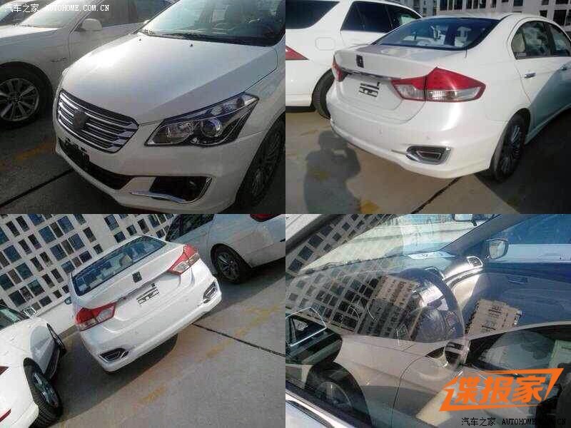 Maruti Ciaz production version without camo spied China