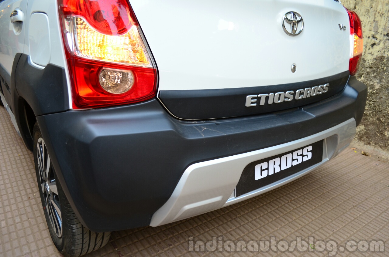 Toyota Etios Cross Review rear bumper
