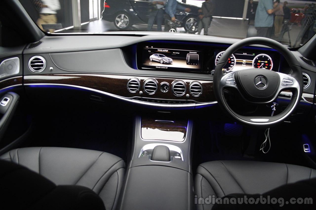 2014 Mercedes-Benz S Class S350 diesel launch interior