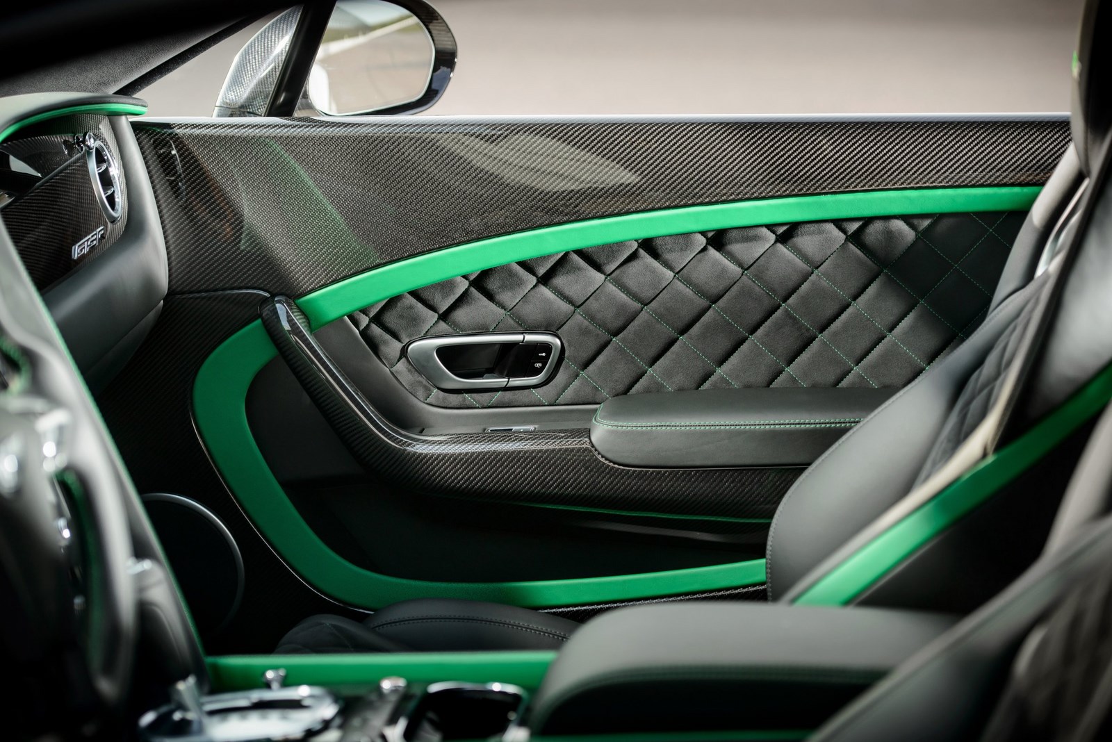 Door pad of the Bentley Continental GT3R