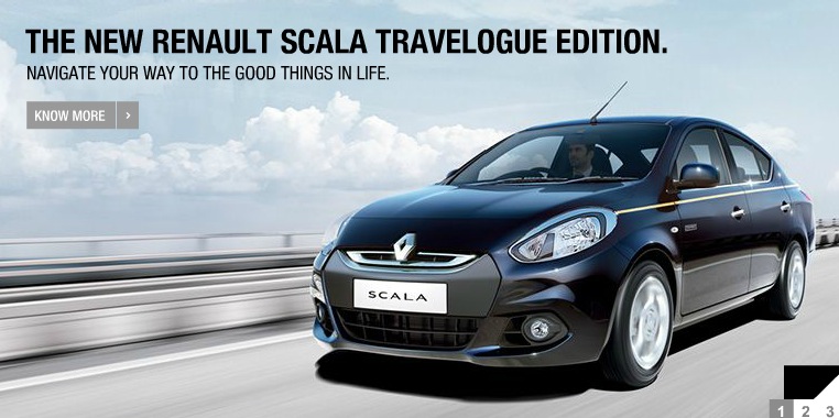 Renault Scala Travelogue Edition front