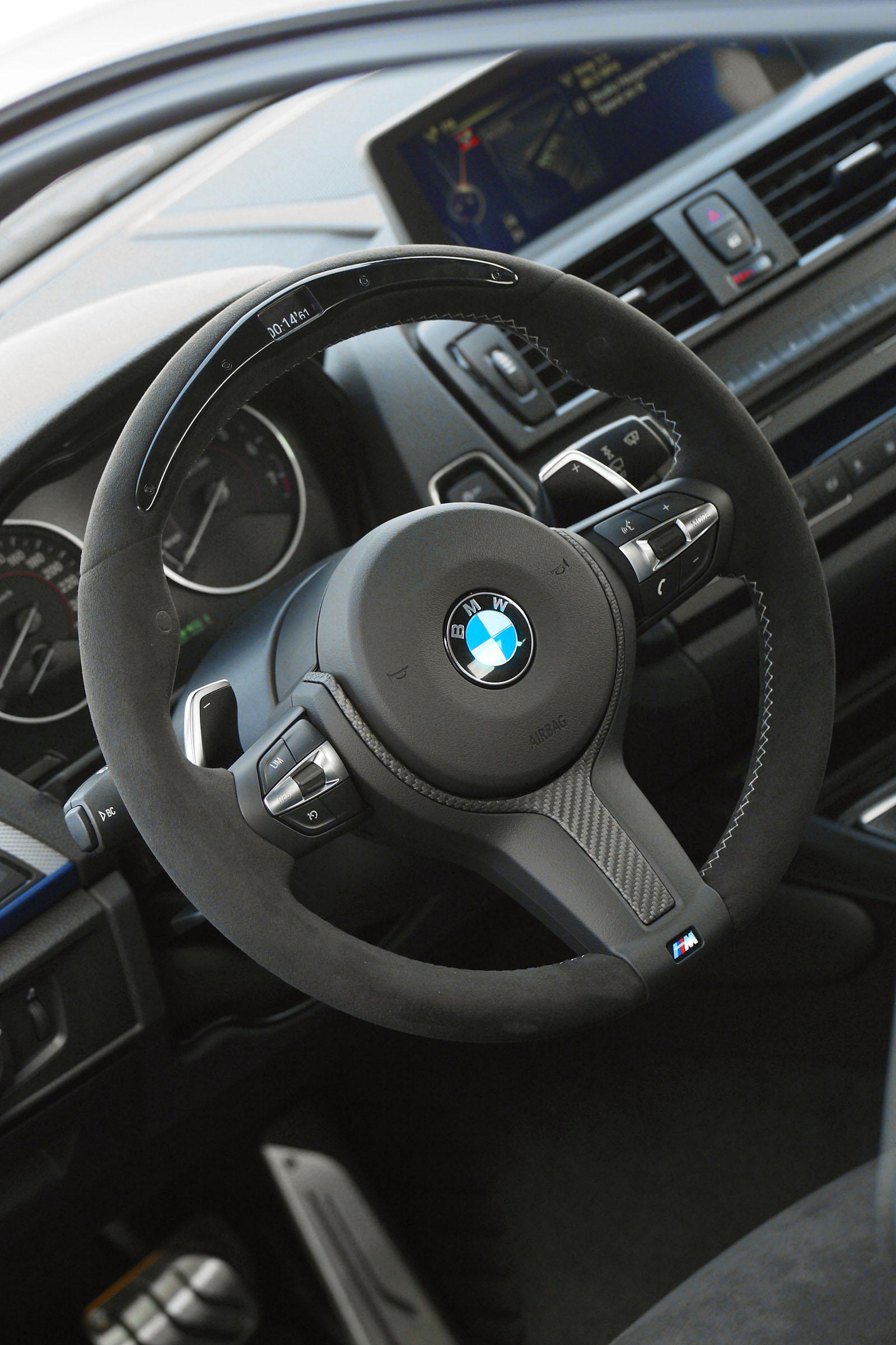 BMW M235i Track Edition steering wheel