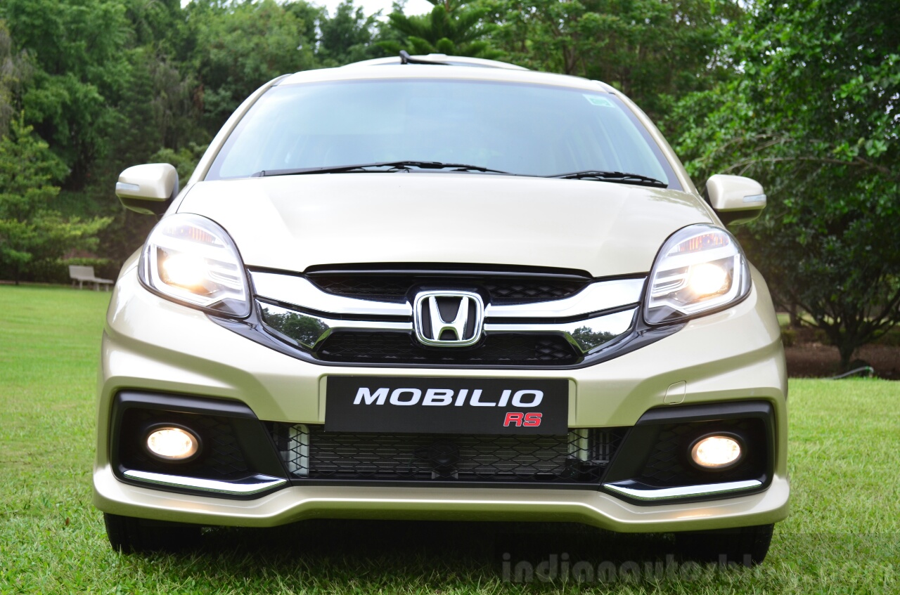 Honda Mobilio  RS  India  live image front angle