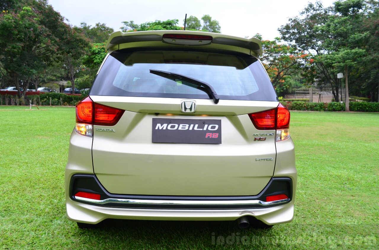 Honda Mobilio  RS  India  live image rear view