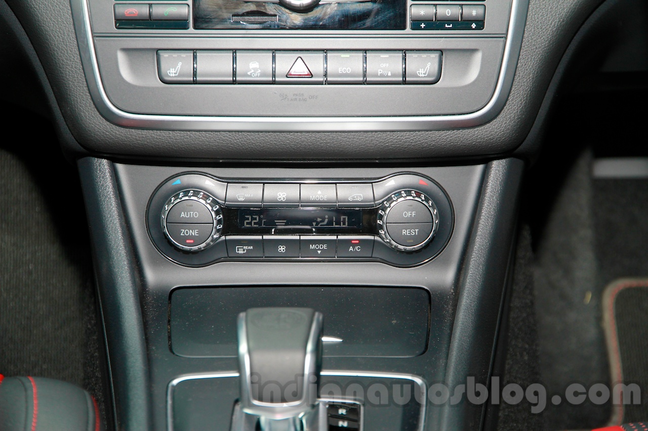 Mercedes CLA 45 AMG aircon controls India launch