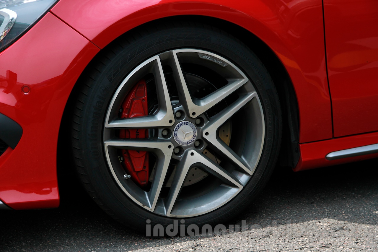 Mercedes CLA 45 AMG alloy wheel India launch