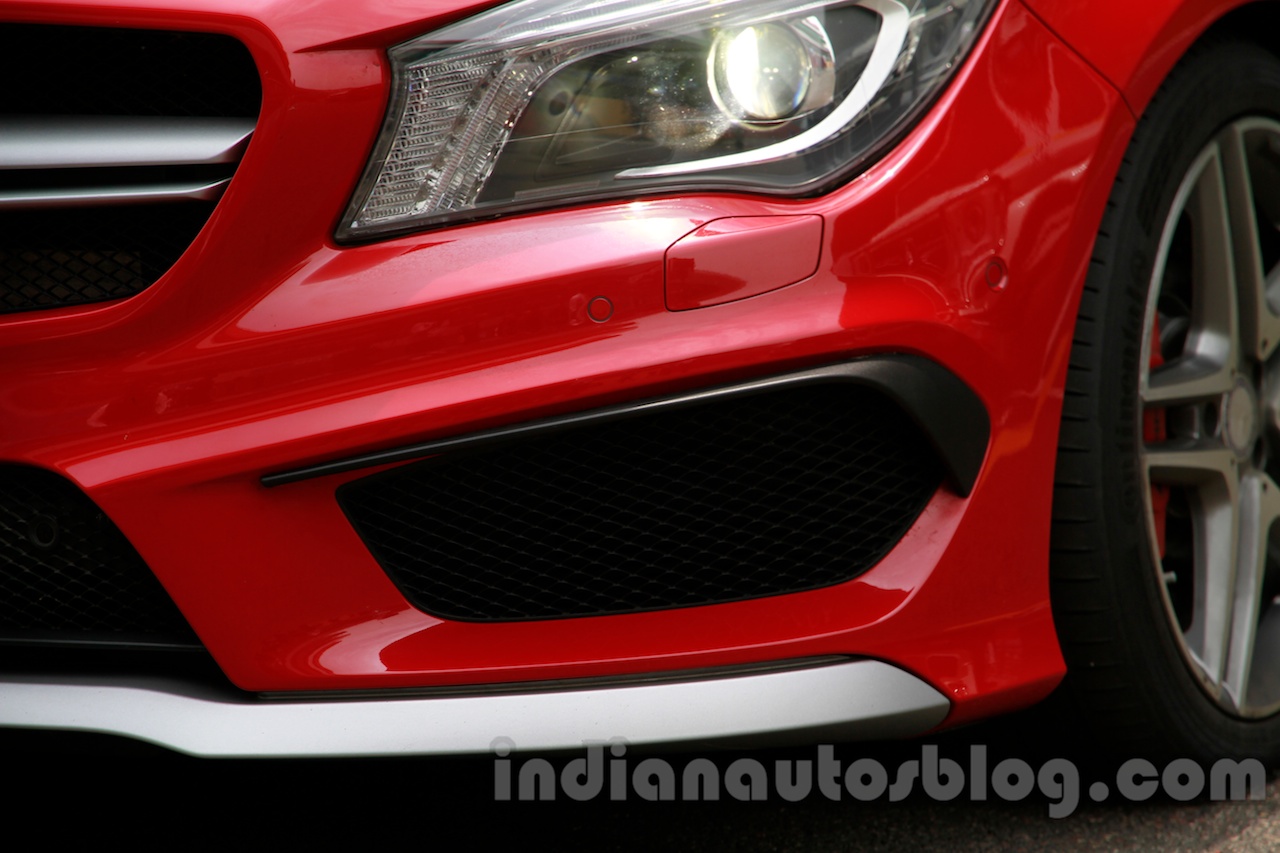 Mercedes CLA 45 AMG bumper India launch