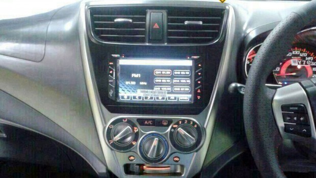 Perodua Axia small car spied interior