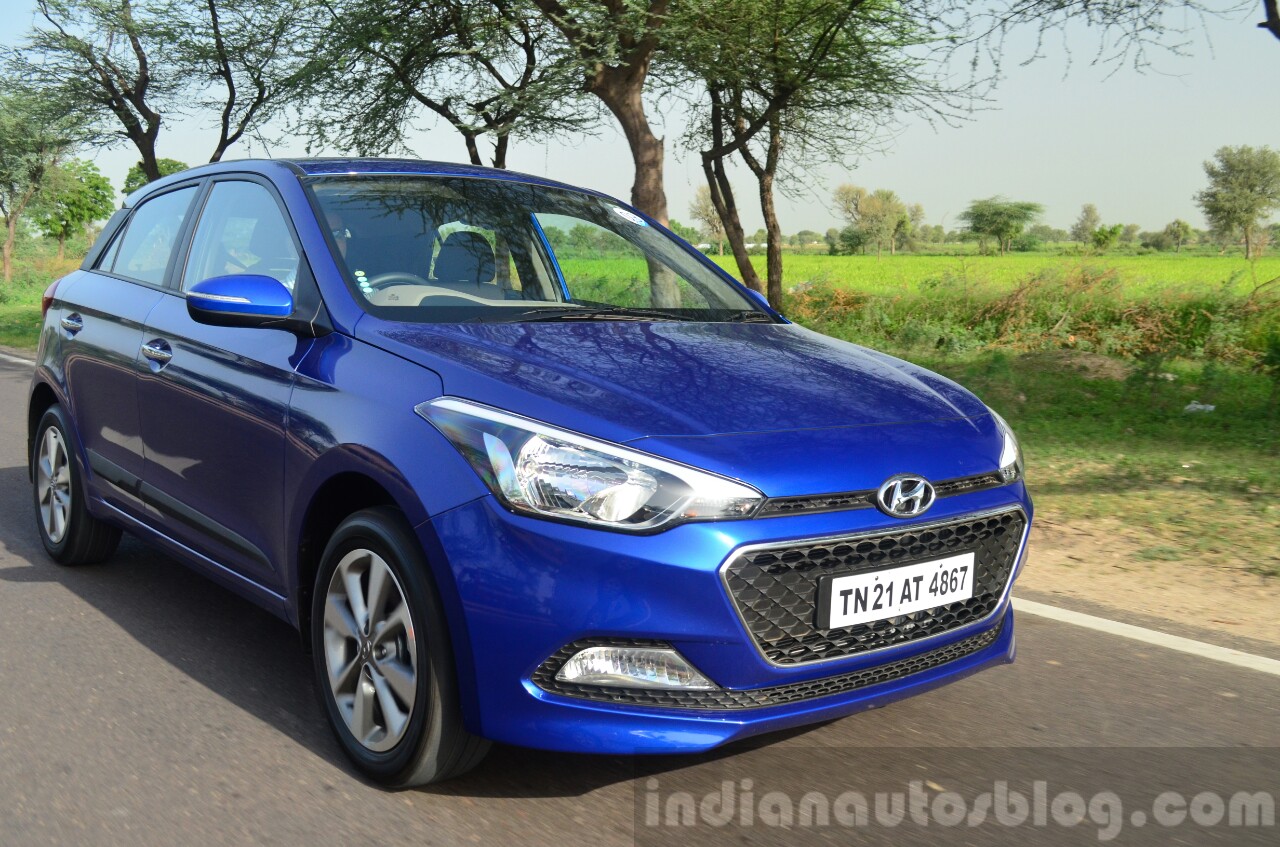 Hyundai Elite i20 Diesel Review dynamic front