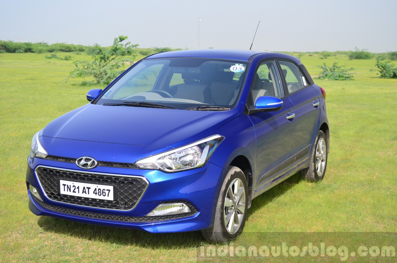 Hyundai Elite i20 Diesel Review front quarter