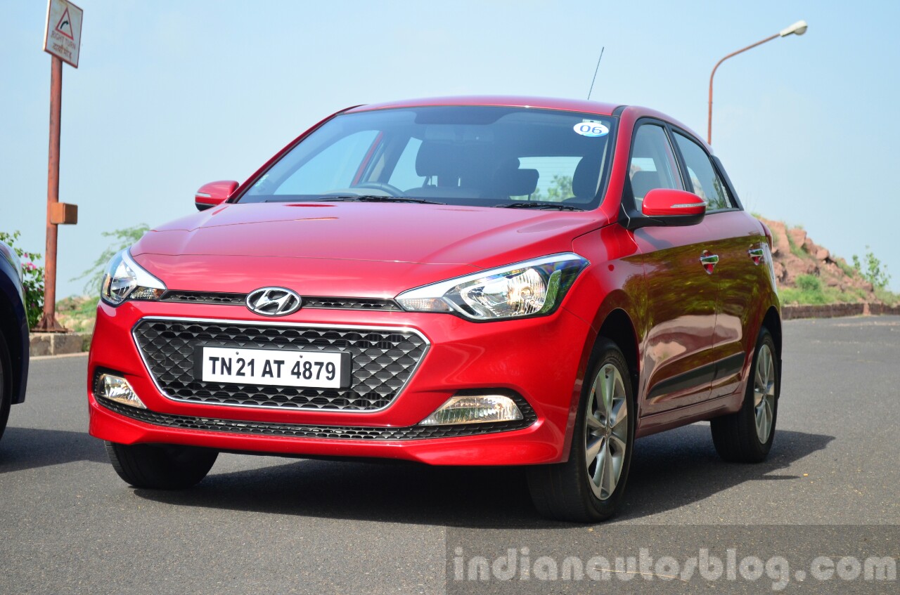 Hyundai Elite i20 Diesel Review in red