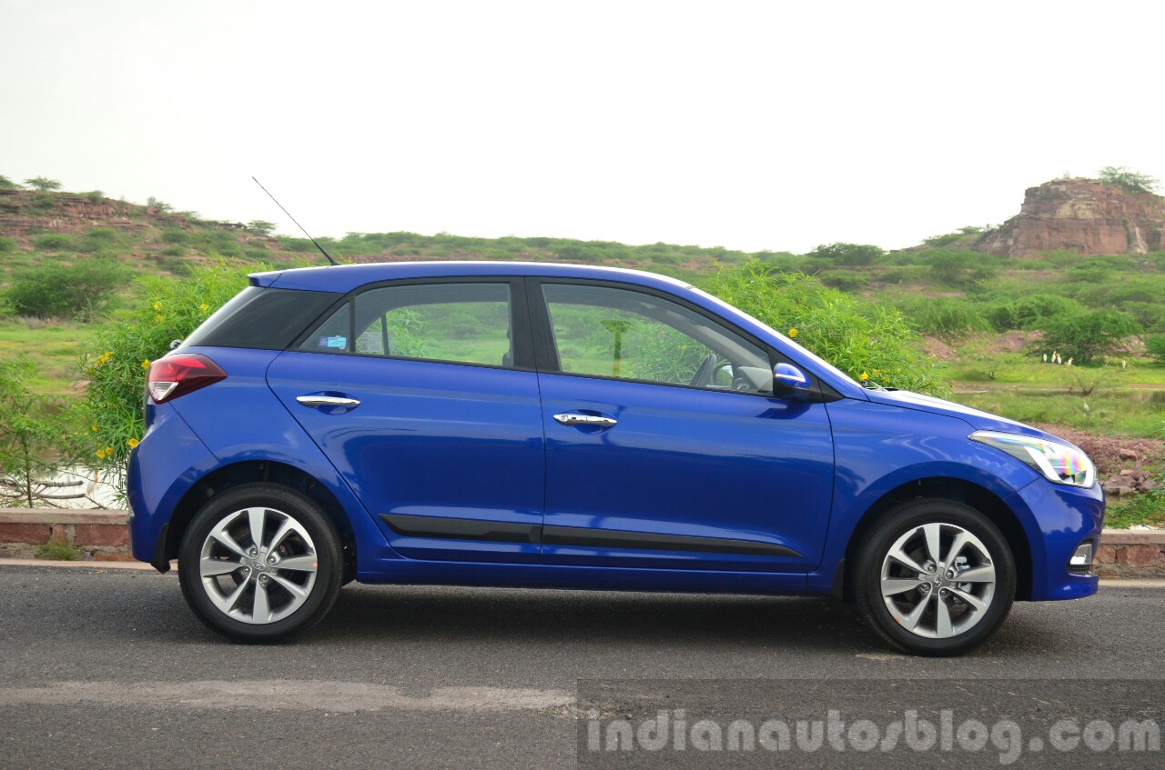 Hyundai Elite i20 Diesel Review side view