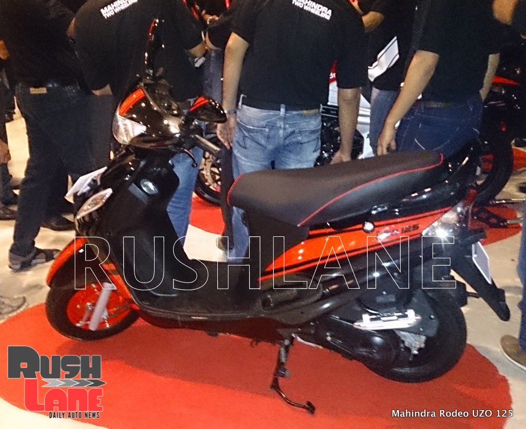 Mahindra Rodeo UZO 125 spied profile